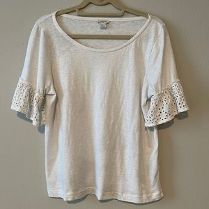 J Crew White Tee